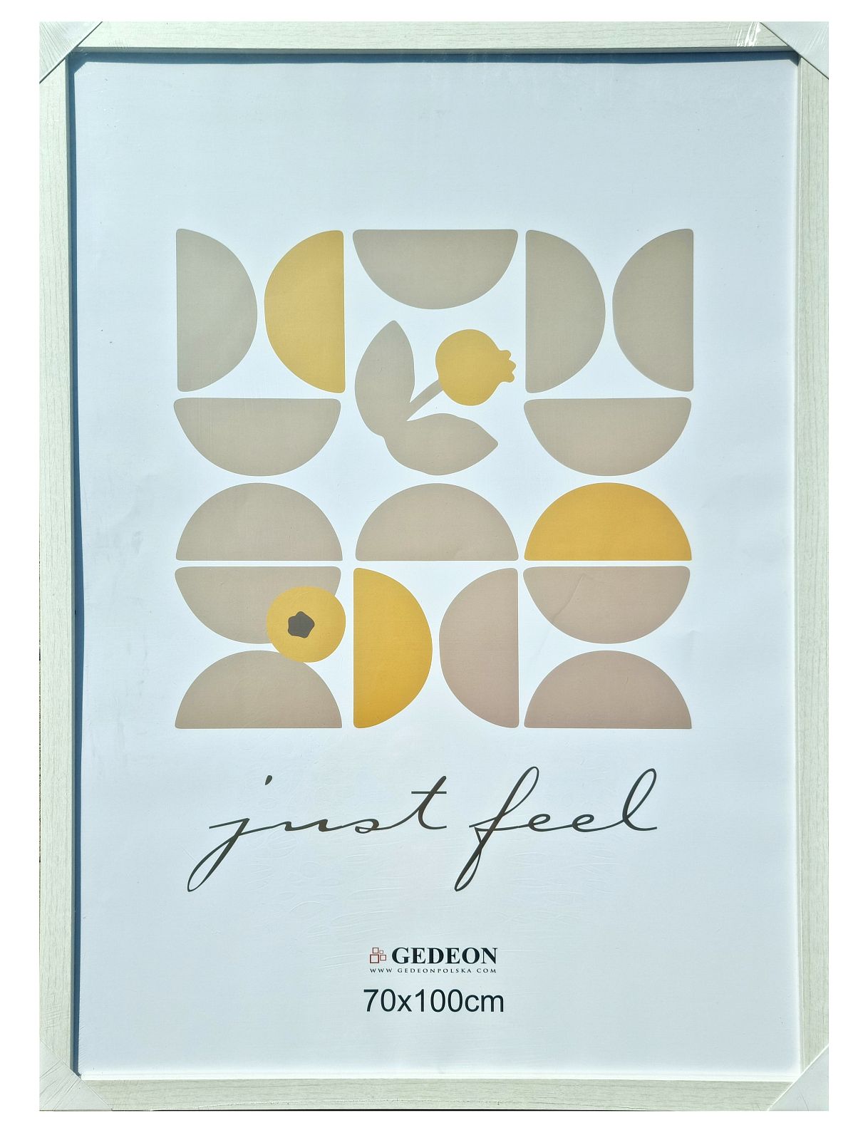 Wooden frame 70x100cm with plexi YE70 (30x20mm)
