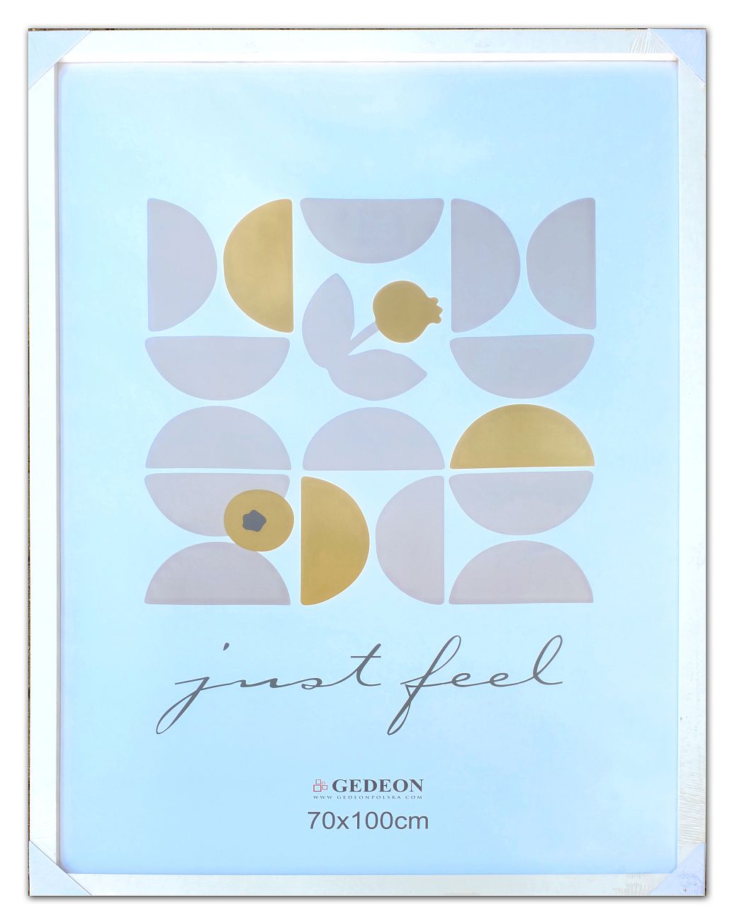 Wooden frame 70x100cm with plexi YF70 (30x20mm)